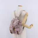 PRADA Backpack Nylon Pink Silver Auth 198471-33