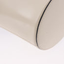 Salvatore Ferragamo Gancini Shoulder Bag Leather Ivory Gold Tone Auth 198472A-14