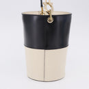Salvatore Ferragamo Gancini Shoulder Bag Leather Ivory Gold Tone Auth 198472A-4