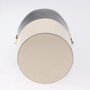 Salvatore Ferragamo Gancini Shoulder Bag Leather Ivory Gold Tone Auth 198472A-5