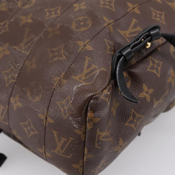 LOUIS VUITTON Monogram Palm Springs MM Backpack M44874 LV Auth 198473