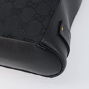 GUCCI GG Canvas Shoulder Bag Black Gold Tone 91761 Auth 198480A-9