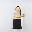 GUCCI GG Canvas Shoulder Bag Black Gold Tone 91761 Auth 198480A-22