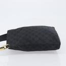 GUCCI GG Canvas Shoulder Bag Black Gold Tone 91761 Auth 198480A-4
