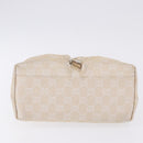 GUCCI GG Canvas Hand Bag Beige Silver 002 1080 Auth 198481-10