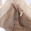GUCCI GG Canvas Hand Bag Beige Silver 002 1080 Auth 198481-19