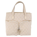 GUCCI GG Canvas Hand Bag Beige Silver 002 1080 Auth 198481-2