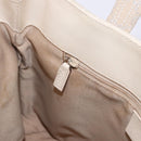GUCCI GG Canvas Hand Bag Beige Silver 002 1080 Auth 198481-20