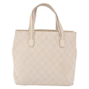 GUCCI GG Canvas Hand Bag Beige Silver 002 1080 Auth 198481-3
