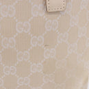 GUCCI GG Canvas Hand Bag Beige Silver 002 1080 Auth 198481-4