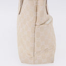 GUCCI GG Canvas Hand Bag Beige Silver 002 1080 Auth 198481-6