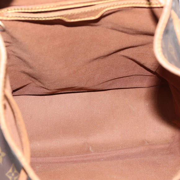 LOUIS VUITTON Monogram Montsouris GM Backpack M51135 LV Auth 198482