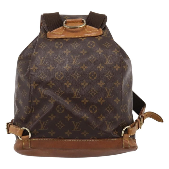 LOUIS VUITTON Monogram Montsouris GM Backpack M51135 LV Auth 198482
