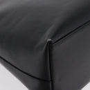 GUCCI Bamboo Hand Bag Leather Black Gold Tone 001 3007 Auth 198483-9
