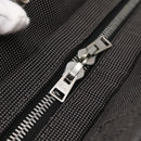 HERMES Her Line PM Hand Bag Canvas Gray Silver Auth 198484A-14