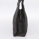 HERMES Her Line PM Hand Bag Canvas Gray Silver Auth 198484A-5