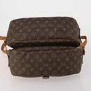 LOUIS VUITTON Monogram Saumur 35 Shoulder Bag M42254 LV Auth 198486-5