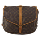 LOUIS VUITTON Monogram Saumur 35 Shoulder Bag M42254 LV Auth 198486-13