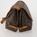 LOUIS VUITTON Monogram Saumur 35 Shoulder Bag M42254 LV Auth 198486-3