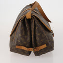 LOUIS VUITTON Monogram Saumur 35 Shoulder Bag M42254 LV Auth 198486-4