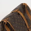 LOUIS VUITTON Monogram Saumur 35 Shoulder Bag M42254 LV Auth 198486-6
