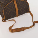 LOUIS VUITTON Monogram Saumur 35 Shoulder Bag M42254 LV Auth 198486-7