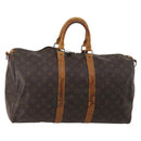 LOUIS VUITTON Monogram Keepall Bandouliere 45 Boston Bag M41418 LV Auth 198487-1