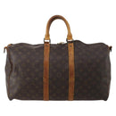 LOUIS VUITTON Monogram Keepall Bandouliere 45 Boston Bag M41418 LV Auth 198487-3
