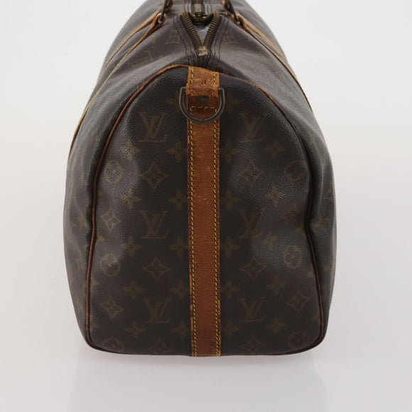 LOUIS VUITTON Monogram Keepall Bandouliere 45 Boston Bag M41418 LV Auth 198487