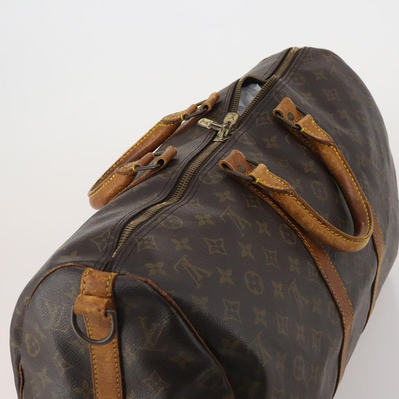 LOUIS VUITTON Monogram Keepall Bandouliere 45 Boston Bag M41418 LV Auth 198487