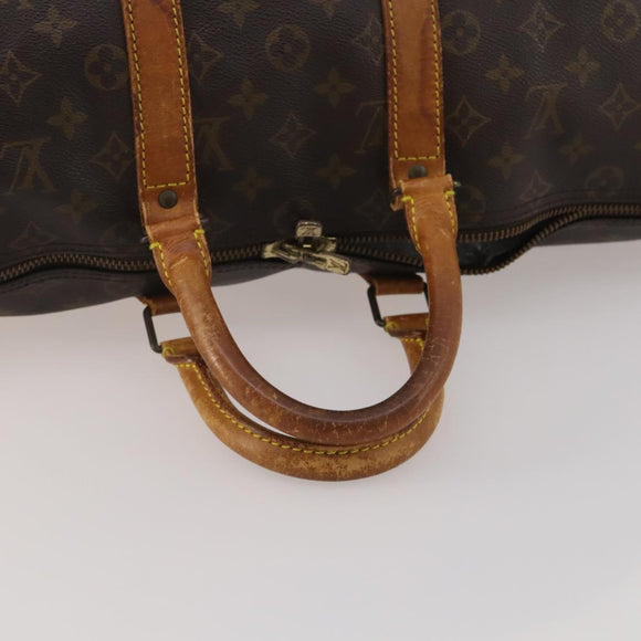 LOUIS VUITTON Monogram Keepall Bandouliere 45 Boston Bag M41418 LV Auth 198487