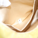PRADA Chain Shoulder Bag Nylon Yellow Gold Tone Auth 198491A-20