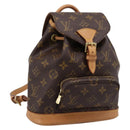 LOUIS VUITTON Monogram Montsouris PM Backpack M51137 LV Auth 198492A-1
