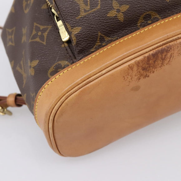 LOUIS VUITTON Monogram Montsouris PM Backpack M51137 LV Auth 198492A