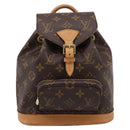 LOUIS VUITTON Monogram Montsouris PM Backpack M51137 LV Auth 198492A-13