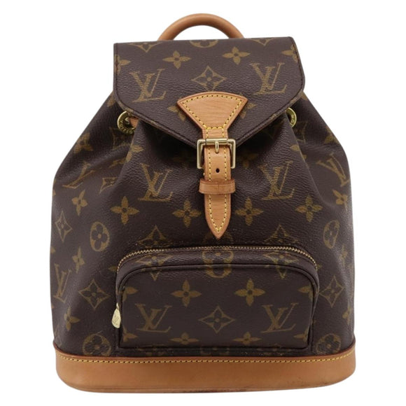 LOUIS VUITTON Monogram Montsouris PM Backpack M51137 LV Auth 198492A