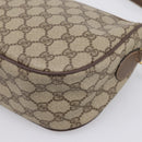 GUCCI GG Supreme Web Sherry Line Shoulder Bag PVC Beige 001 123 4002 Auth 198493-12