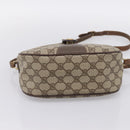 GUCCI GG Supreme Web Sherry Line Shoulder Bag PVC Beige 001 123 4002 Auth 198493-9