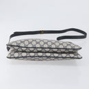 GUCCI GG Supreme Sherry Line Shoulder Bag PVC Navy Gold 904 02 035 Auth 198494-5
