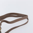 GUCCI Bamboo Backpack Suede Brown Gold Tone 003 2058 0030 Auth 198495-15
