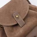 GUCCI Bamboo Backpack Suede Brown Gold Tone 003 2058 0030 Auth 198495-20