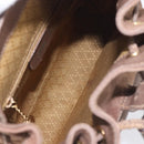 GUCCI Bamboo Backpack Suede Brown Gold Tone 003 2058 0030 Auth 198495-11