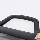 Salvatore Ferragamo Hand Bag Canvas Black Gold Tone Auth 198496A-8