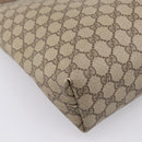 GUCCI GG Supreme Web Sherry Line Tote Bag PVC Beige Gold 39.02.003 Auth 198497-16