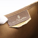 GUCCI GG Supreme Web Sherry Line Tote Bag PVC Beige Gold 39.02.003 Auth 198497-17