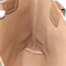 GUCCI GG Supreme Web Sherry Line Tote Bag PVC Beige Gold 39.02.003 Auth 198497-18