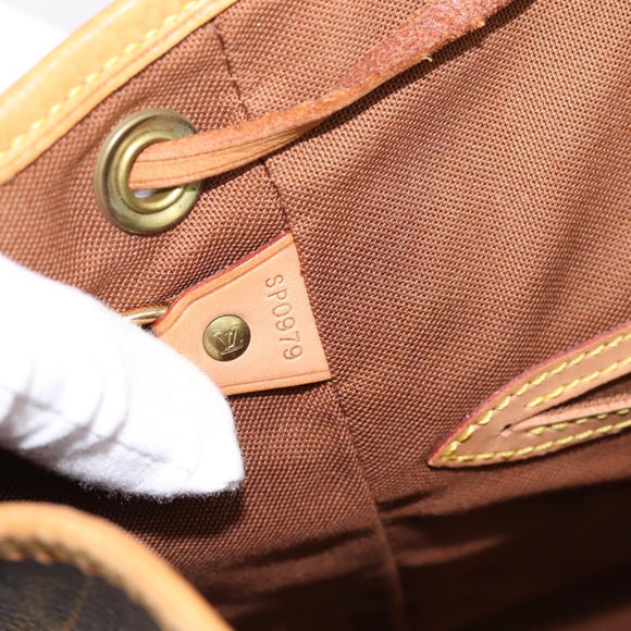 LOUIS VUITTON Monogram Montsouris MM Backpack M51136 LV Auth 198499