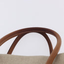 CELINE Luggage Phantom Hand Bag Canvas Beige Gold Tone Auth 198501A-9
