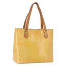 LOUIS VUITTON Monogram Vernis Houston Hand Bag Gris M91053 LV Auth 198502-1