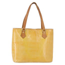 LOUIS VUITTON Monogram Vernis Houston Hand Bag Gris M91053 LV Auth 198502-13